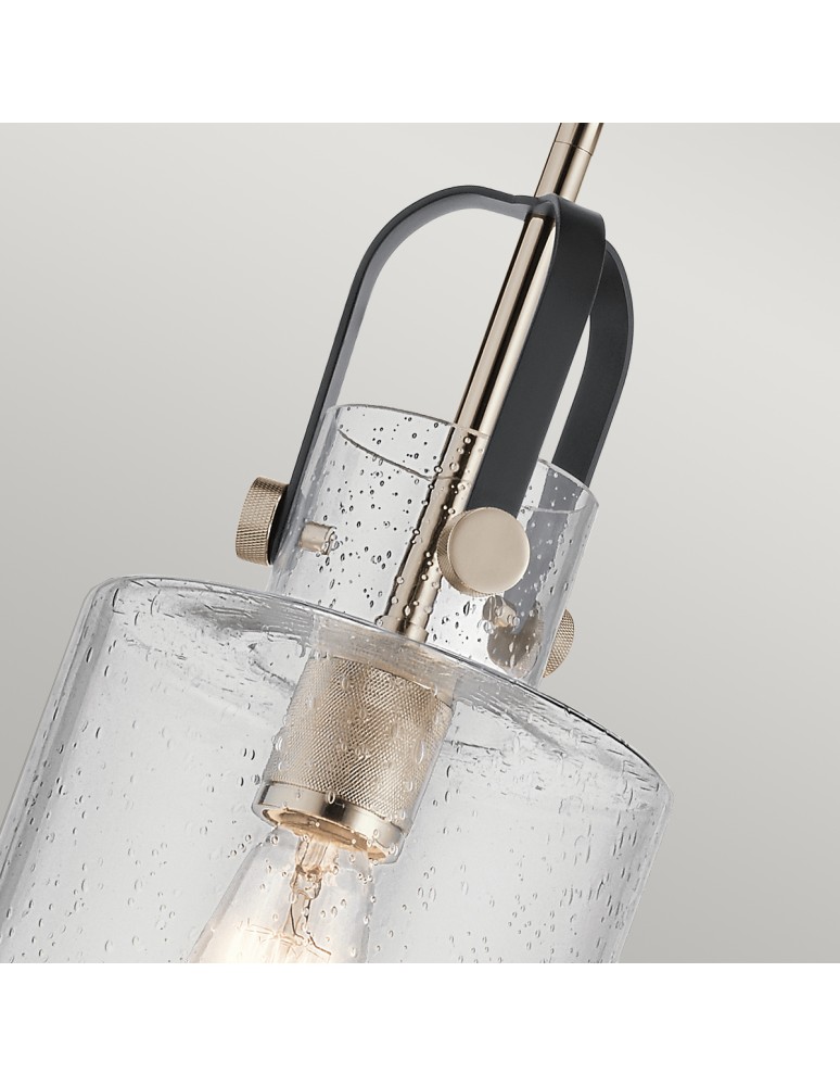 Classic pendant lamps - Quintiesse Kitner Pendant Lamp - 1 light source - Polished Nickel Elstead Lighting QN-KITNER-P-PN - product kolory-swiatla.pl 3