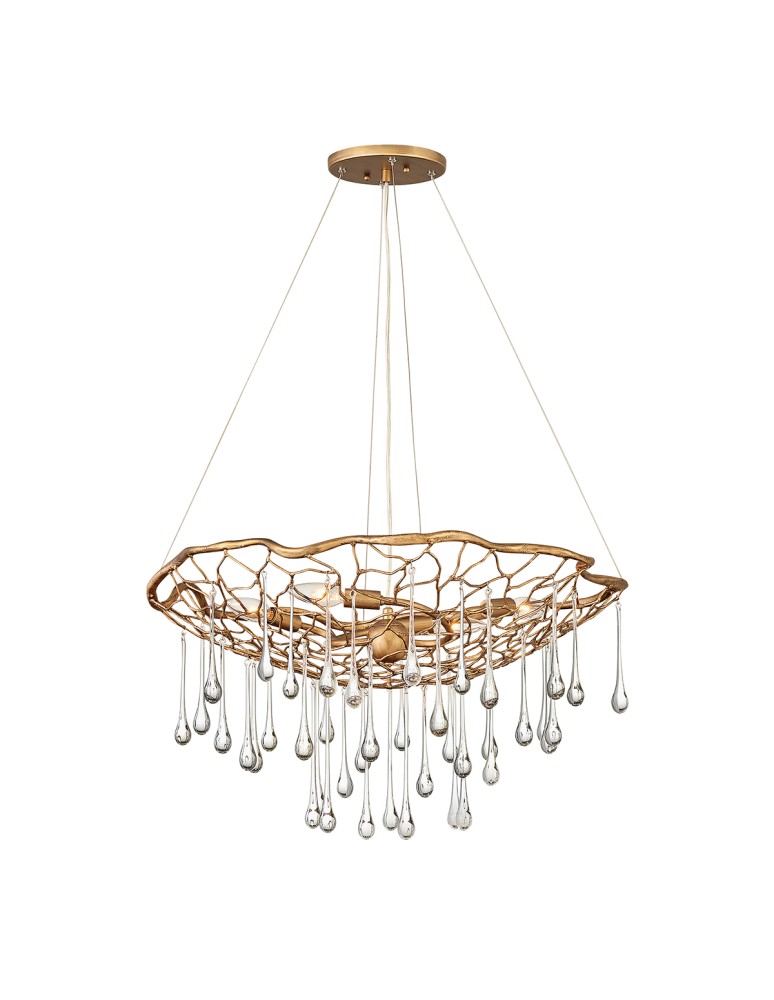 Glamour pendant lamps - Quintiesse Laguna pendant lamp - 4 light sources Elstead Lighting QN-LAGUNA-4P - product kolory-swiatla.pl 1