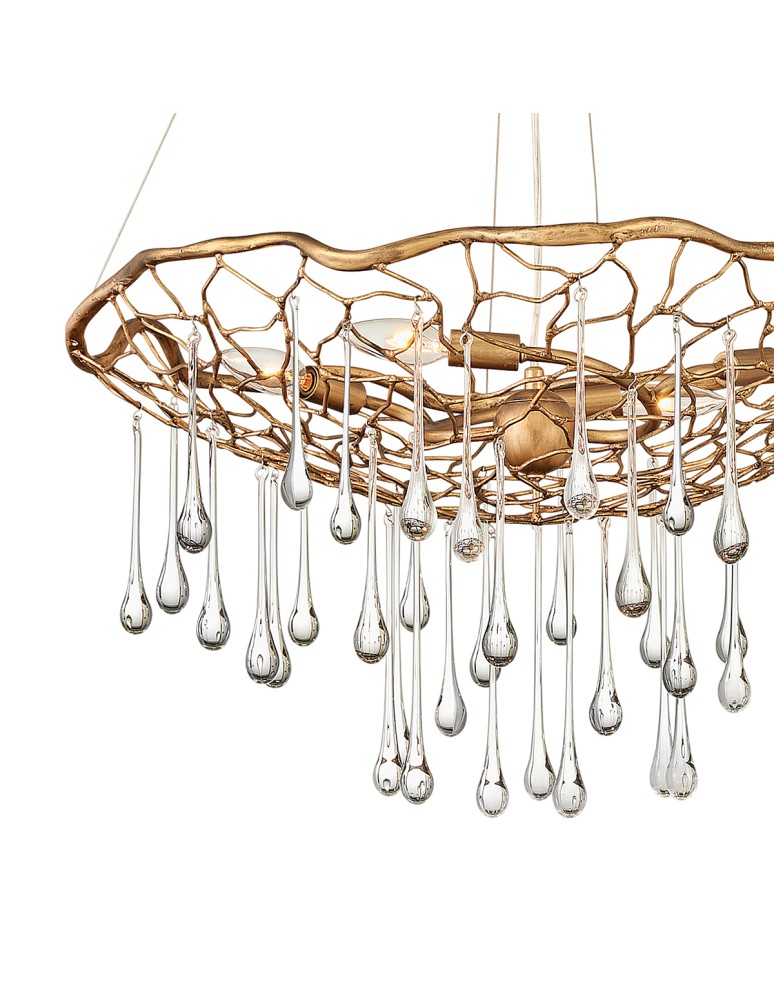 Glamour pendant lamps - Quintiesse Laguna pendant lamp - 4 light sources Elstead Lighting QN-LAGUNA-4P - product kolory-swiatla.pl 2