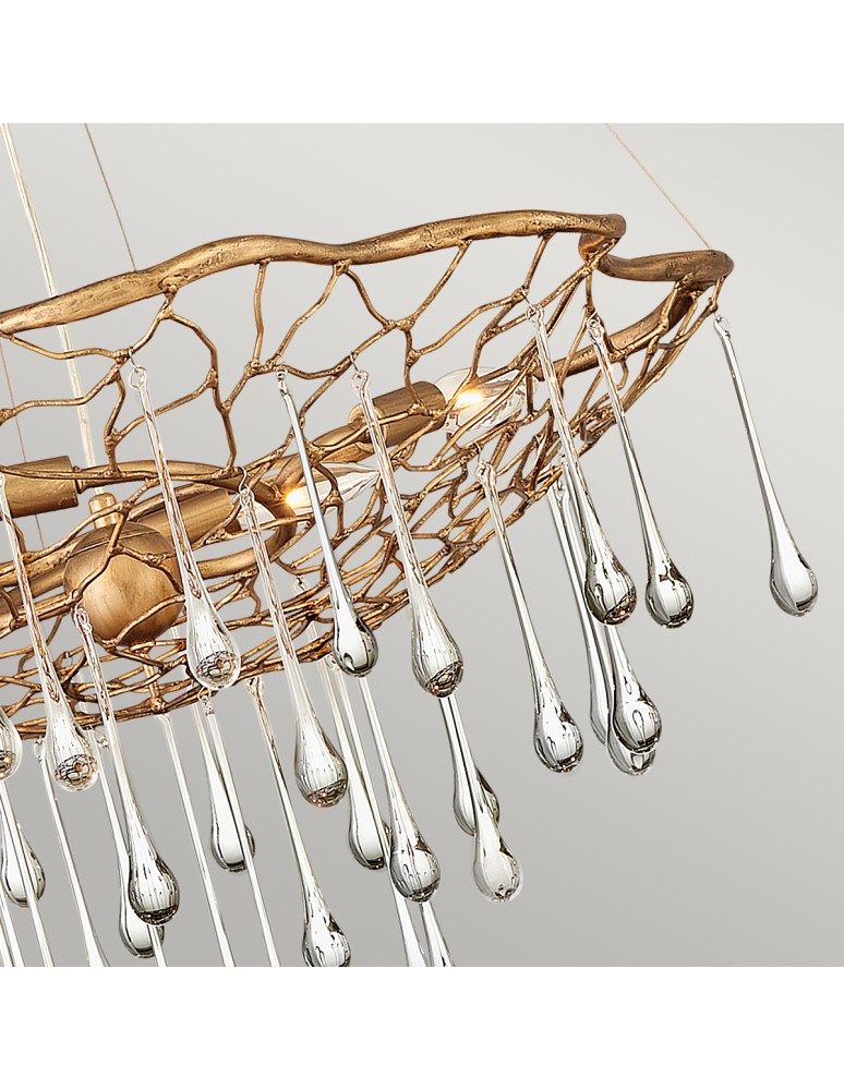 Glamour pendant lamps - Quintiesse Laguna pendant lamp - 4 light sources Elstead Lighting QN-LAGUNA-4P - product kolory-swiatla.pl 3