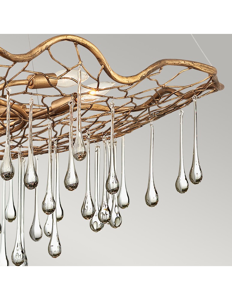 Glamour pendant lamps - Quintiesse Laguna pendant lamp - 6 light sources Elstead Lighting QN-LAGUNA-6P - product kolory-swiatla.pl 3