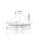 Glamour pendant lamps - Quintiesse Laguna pendant lamp - 6 light sources Elstead Lighting QN-LAGUNA-6P - product 4