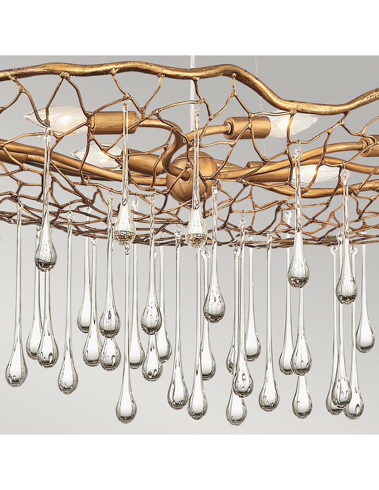 Glamour pendant lamps - Quintiesse Laguna pendant lamp - 8 light sources Elstead Lighting QN-LAGUNA-8P - product kolory-swiatla.pl 3