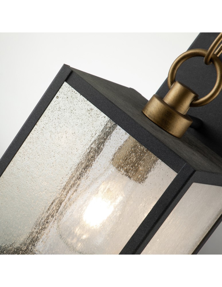 Quintiesse Średnia latarnia naścienna Lahden - 1 źródło światła IP44 Elstead Lighting QN-LAHDEN2-M-WZC