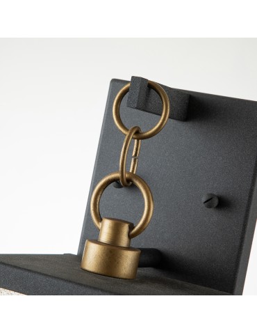 Quintiesse Mała latarnia naścienna Lahden - 1 źródło światła IP44 Elstead Lighting QN-LAHDEN2-S-WZC - produkt 2