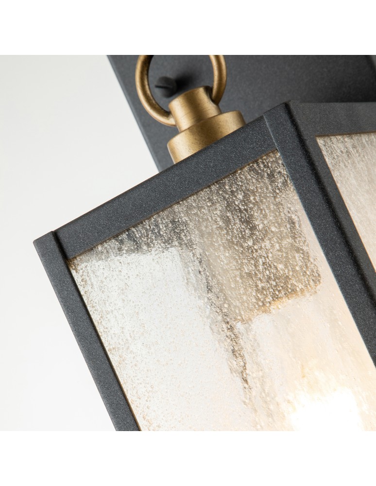 Quintiesse Mała latarnia naścienna Lahden - 1 źródło światła IP44 Elstead Lighting QN-LAHDEN2-S-WZC