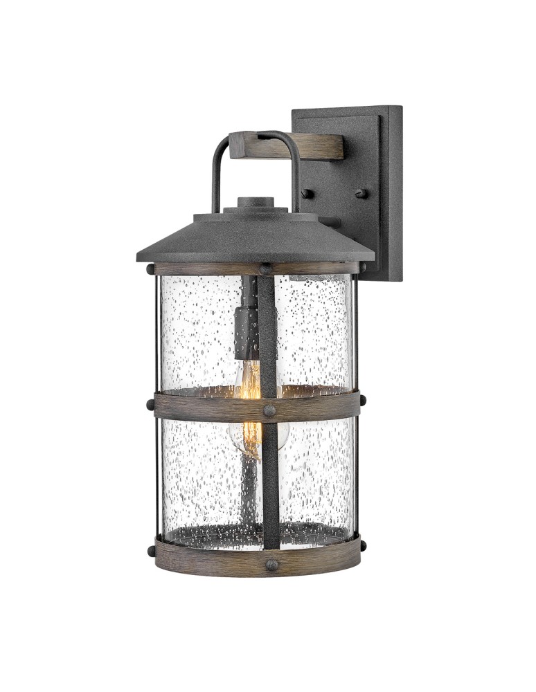 Outdoor wall lamps - Quintiesse Medium Lakehouse wall lantern - 1 light source IP44 Elstead Lighting QN-LAKEHOUSE2-M-DZ - product kolory-swiatla.pl 1