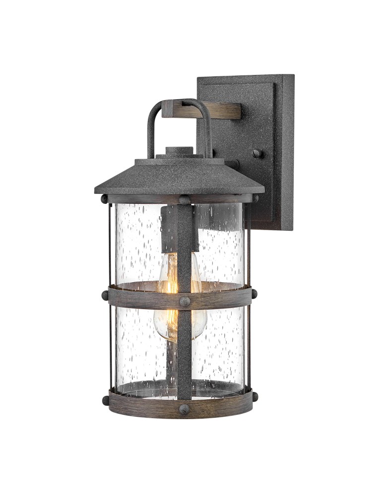 Outdoor wall lamps - Quintiesse Small Lakehouse wall lantern - 1 light source IP44 Elstead Lighting QN-LAKEHOUSE2-S-DZ - product kolory-swiatla.pl 1