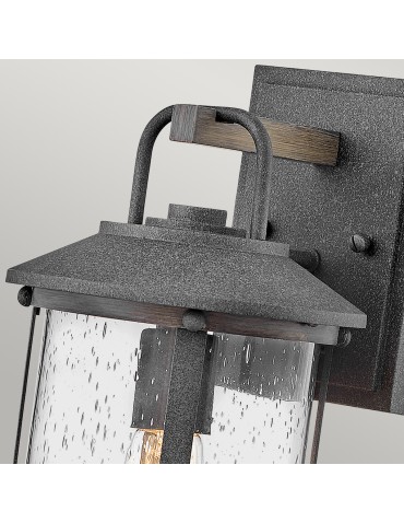 Quintiesse Small Lakehouse wall lantern - 1 light source IP44 Elstead Lighting QN-LAKEHOUSE2-S-DZ - product 2