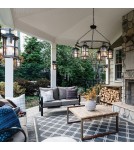 Quintiesse Latarnia wisząca Lakehouse - 6 źródeł światła IP44 Elstead Lighting QN-LAKEHOUSE6-P-DZ