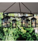 Quintiesse Latarnia wisząca Lakehouse - 6 źródeł światła IP44 Elstead Lighting QN-LAKEHOUSE6-P-DZ