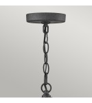 Outdoor pendant lamps - Quintiesse Small Lakehouse pendant lantern - 1 light source IP44 Elstead Lighting QN-LAKEHOUSE8-S-DZ - product 2