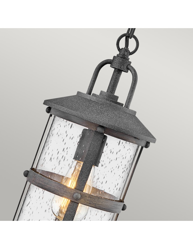 Outdoor pendant lamps - Quintiesse Small Lakehouse pendant lantern - 1 light source IP44 Elstead Lighting QN-LAKEHOUSE8-S-DZ - product kolory-swiatla.pl 3