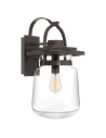 Quintiesse Duża latarnia naścienna Lasalle - 1 źródło światła IP44 Elstead Lighting QN-LASALLE-L-WT