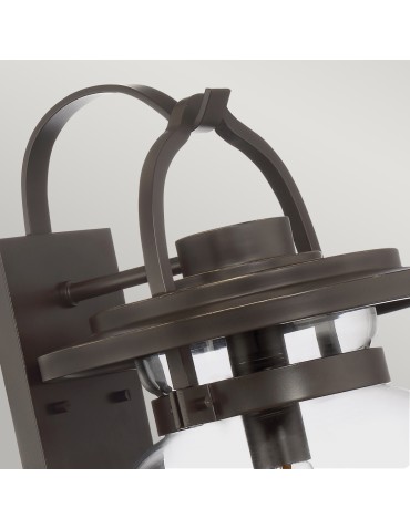 Quintiesse Large Lasalle wall lantern - 1 light source IP44 Elstead Lighting QN-LASALLE-L-WT - product 2