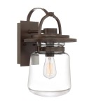 Quintiesse Średnia latarnia naścienna Lasalle - 1 źródło światła IP44 Elstead Lighting QN-LASALLE-M-WT