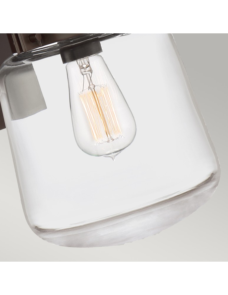 Quintiesse Średnia latarnia naścienna Lasalle - 1 źródło światła IP44 Elstead Lighting QN-LASALLE-M-WT