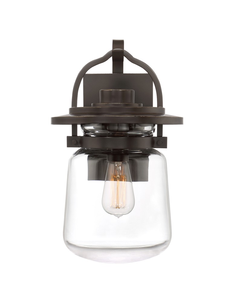 Outdoor wall lamps - Quintiesse Lasalle medium wall lantern - 1 light source IP44 Elstead Lighting QN-LASALLE-M-WT - product kolory-swiatla.pl 6