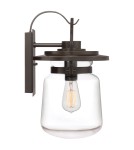 Quintiesse Średnia latarnia naścienna Lasalle - 1 źródło światła IP44 Elstead Lighting QN-LASALLE-M-WT