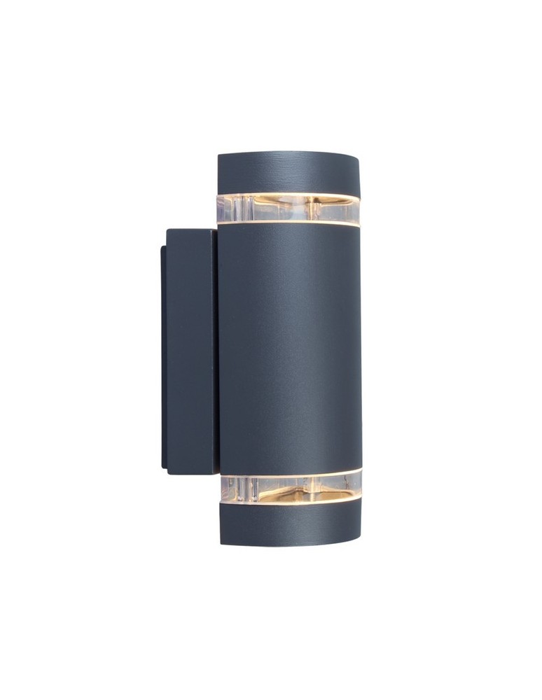 Outdoor wall lamps - Lutec FOCUS Wall-mounted 2xGU10 Anthracite 5604011118 - product kolory-swiatla.pl 1