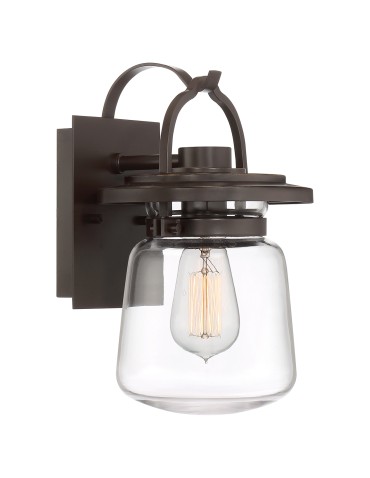 Quintiesse Small wall lantern Lasalle - 1 light source IP44 Elstead Lighting QN-LASALLE-S-WT