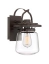 Quintiesse Mała latarnia naścienna Lasalle - 1 źródło światła IP44 Elstead Lighting QN-LASALLE-S-WT