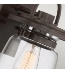 Outdoor wall lamps - Quintiesse Small wall lantern Lasalle - 1 light source IP44 Elstead Lighting QN-LASALLE-S-WT - product 3