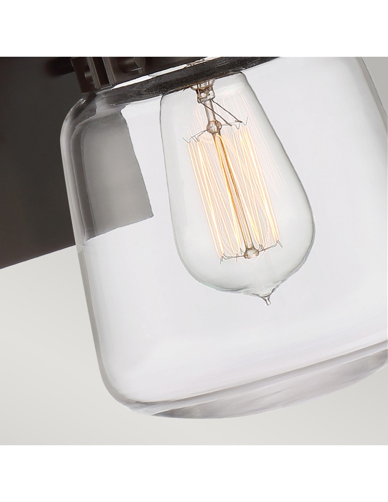 Outdoor wall lamps - Quintiesse Small wall lantern Lasalle - 1 light source IP44 Elstead Lighting QN-LASALLE-S-WT - product kolory-swiatla.pl 4