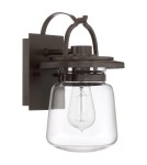 Outdoor wall lamps - Quintiesse Small wall lantern Lasalle - 1 light source IP44 Elstead Lighting QN-LASALLE-S-WT - product 5