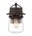 Outdoor wall lamps - Quintiesse Small wall lantern Lasalle - 1 light source IP44 Elstead Lighting QN-LASALLE-S-WT - product 6
