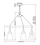 Pendant lamps - Quintiesse Loras Chandelier - 5 light sources Elstead Lighting QN-LORAS5 - product 5