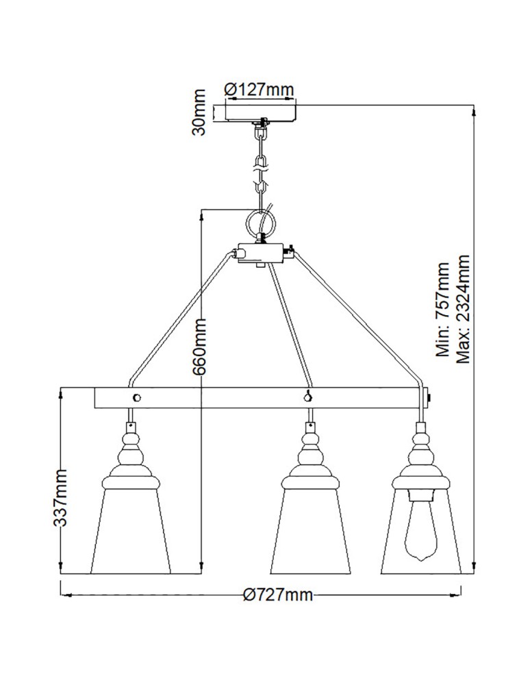 Pendant lamps - Quintiesse Loras Chandelier - 5 light sources Elstead Lighting QN-LORAS5 - product kolory-swiatla.pl 5