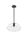 Quintiesse Lampa wisząca / Półplafon Lotus - 1 źródło światła - Czarna Elstead Lighting QN-LOTUS-P-BLK