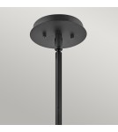 Quintiesse Lampa wisząca / Półplafon Lotus - 1 źródło światła - Czarna Elstead Lighting QN-LOTUS-P-BLK