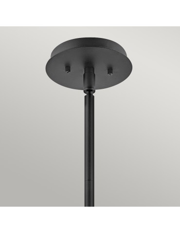 Quintiesse Lampa wisząca / Półplafon Lotus - 1 źródło światła - Czarna Elstead Lighting QN-LOTUS-P-BLK - produkt 2