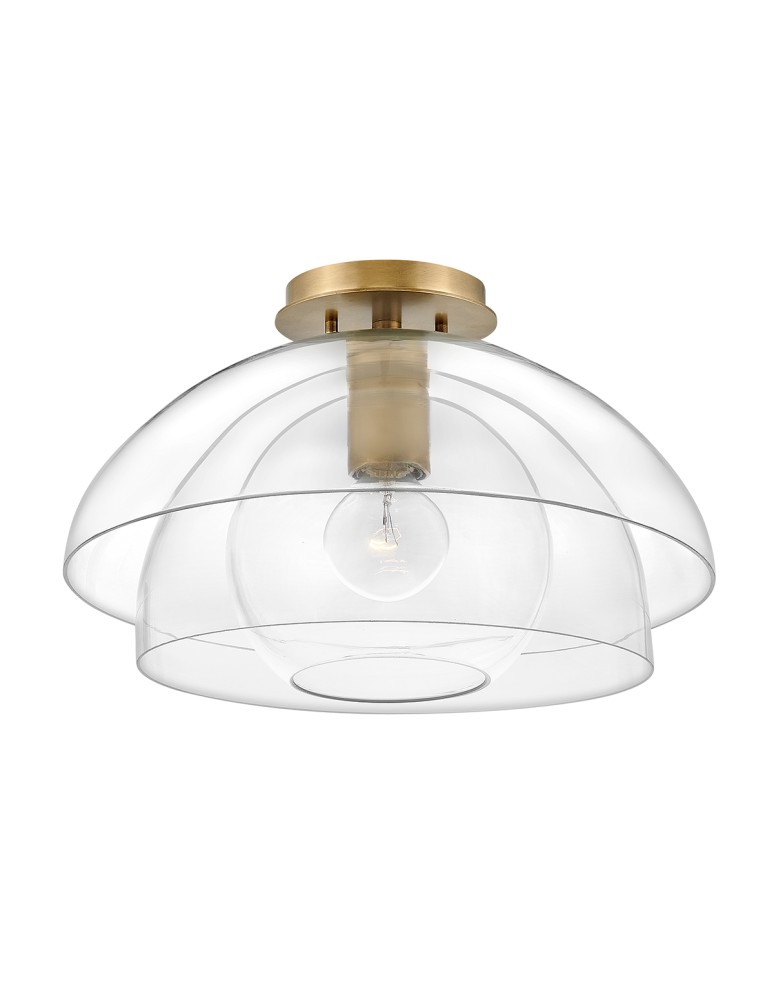 Pendant lamps - Quintiesse Lotus pendant lamp / semi-flame - 1 light source - Old brass Elstead Lighting QN-LOTUS-P-HBR - product kolory-swiatla.pl 5