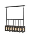 Quintiesse Ludlow chandelier - 8 light sources - Brushed graphite Elstead Lighting QN-LUDLOW8-GR