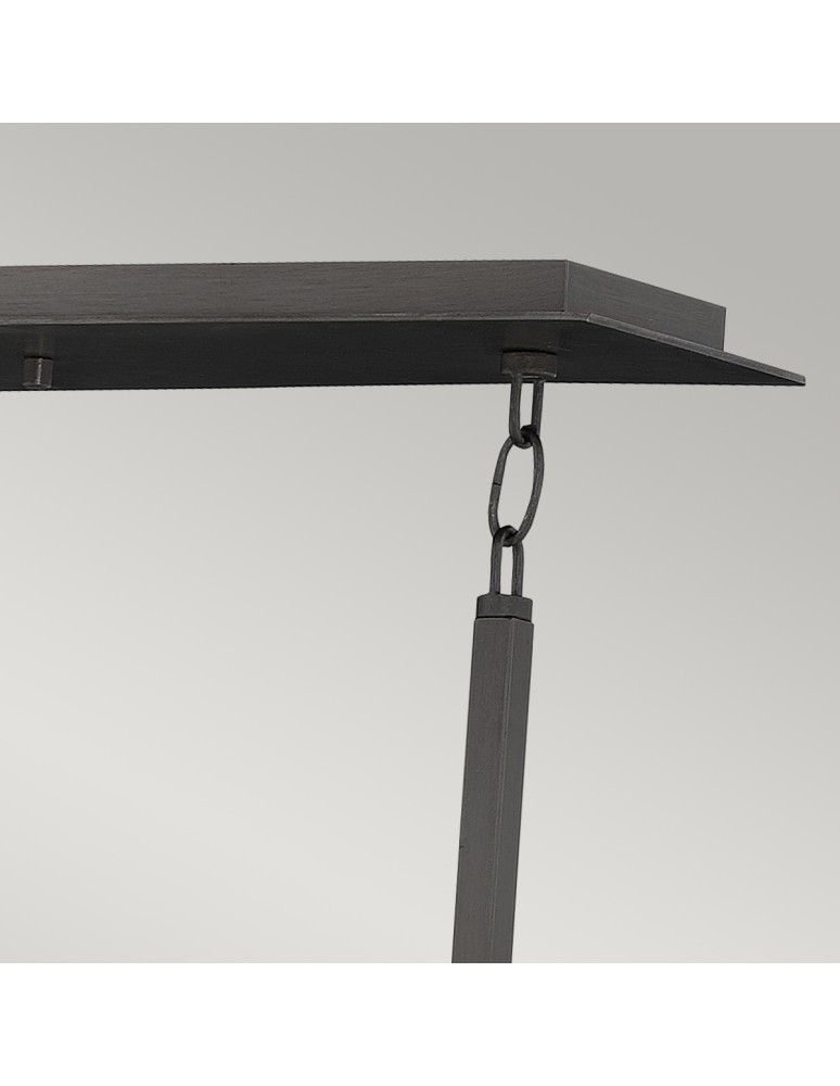 Pendant lamps over the island - Quintiesse Ludlow chandelier - 8 light sources - Brushed graphite Elstead Lighting QN-LUDLOW8-GR - product kolory-swiatla.pl 4