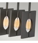 Pendant lamps over the island - Quintiesse Ludlow chandelier - 8 light sources - Brushed graphite Elstead Lighting QN-LUDLOW8-GR - product 5