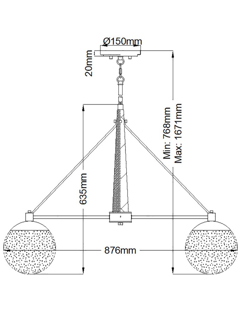 Pendant lamps - Quintiesse Marilyn chandelier - 6 light sources Elstead Lighting QN-MARILYN6 - product kolory-swiatla.pl 8