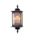 Outdoor wall lamps - Quintiesse Large Market Square wall lantern - 3 light sources IP44 Elstead Lighting QN-MARKET-SQUARE-L - product 1