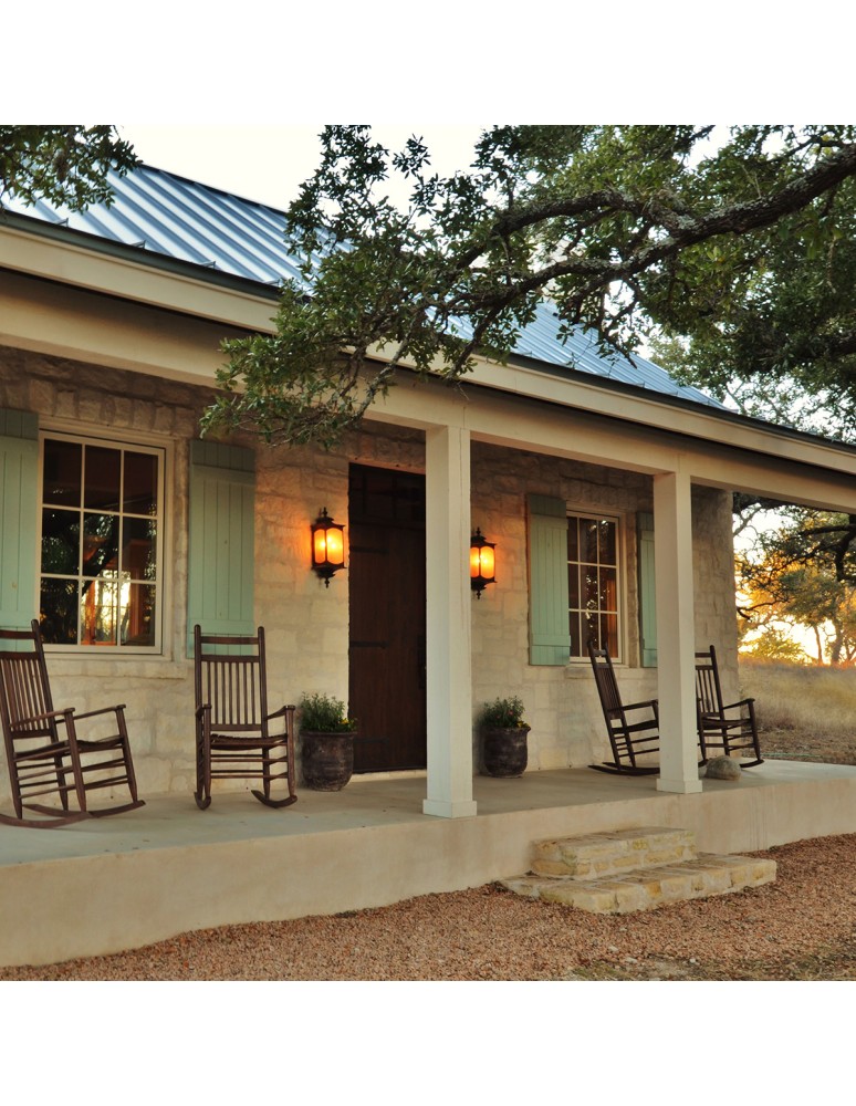 Quintiesse Duża latarnia naścienna Market Square - 3 źródła światła IP44 Elstead Lighting QN-MARKET-SQUARE-L