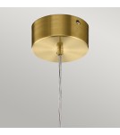 Quintiesse Mała lampa wisząca LED Moonlit - Szampańskie złoto Elstead Lighting QN-MOONLIT-P-CG