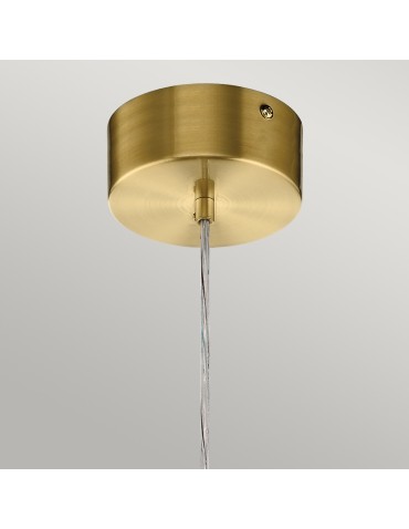 Quintiesse Mała lampa wisząca LED Moonlit - Szampańskie złoto Elstead Lighting QN-MOONLIT-P-CG - produkt 2