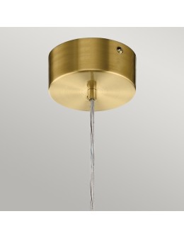 Quintiesse Moonlit small LED pendant lamp - Champagne gold Elstead Lighting QN-MOONLIT-P-CG - product 2