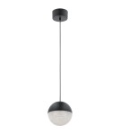 Pendant lamps spheres - Quintiesse Moonlit small LED pendant lamp - Matte black Elstead Lighting QN-MOONLIT-P-MBK - product 1