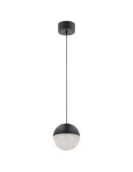 Quintiesse Moonlit small LED pendant lamp - Matte black Elstead Lighting QN-MOONLIT-P-MBK
