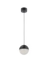 Quintiesse Moonlit small LED pendant lamp - Matte black Elstead Lighting QN-MOONLIT-P-MBK