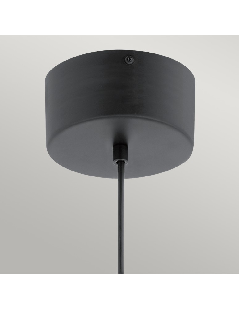Pendant lamps spheres - Quintiesse Moonlit small LED pendant lamp - Matte black Elstead Lighting QN-MOONLIT-P-MBK - product kolory-swiatla.pl 2