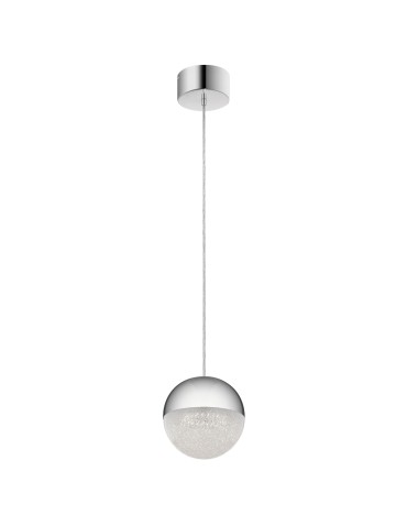 Quintiesse Mała lampa wisząca LED Moonlit - Polerowany chrom Elstead Lighting QN-MOONLIT-P-PC